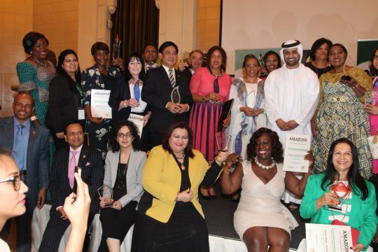 Awardees with the Patron, HH Sheikh Juma Al Maktoum