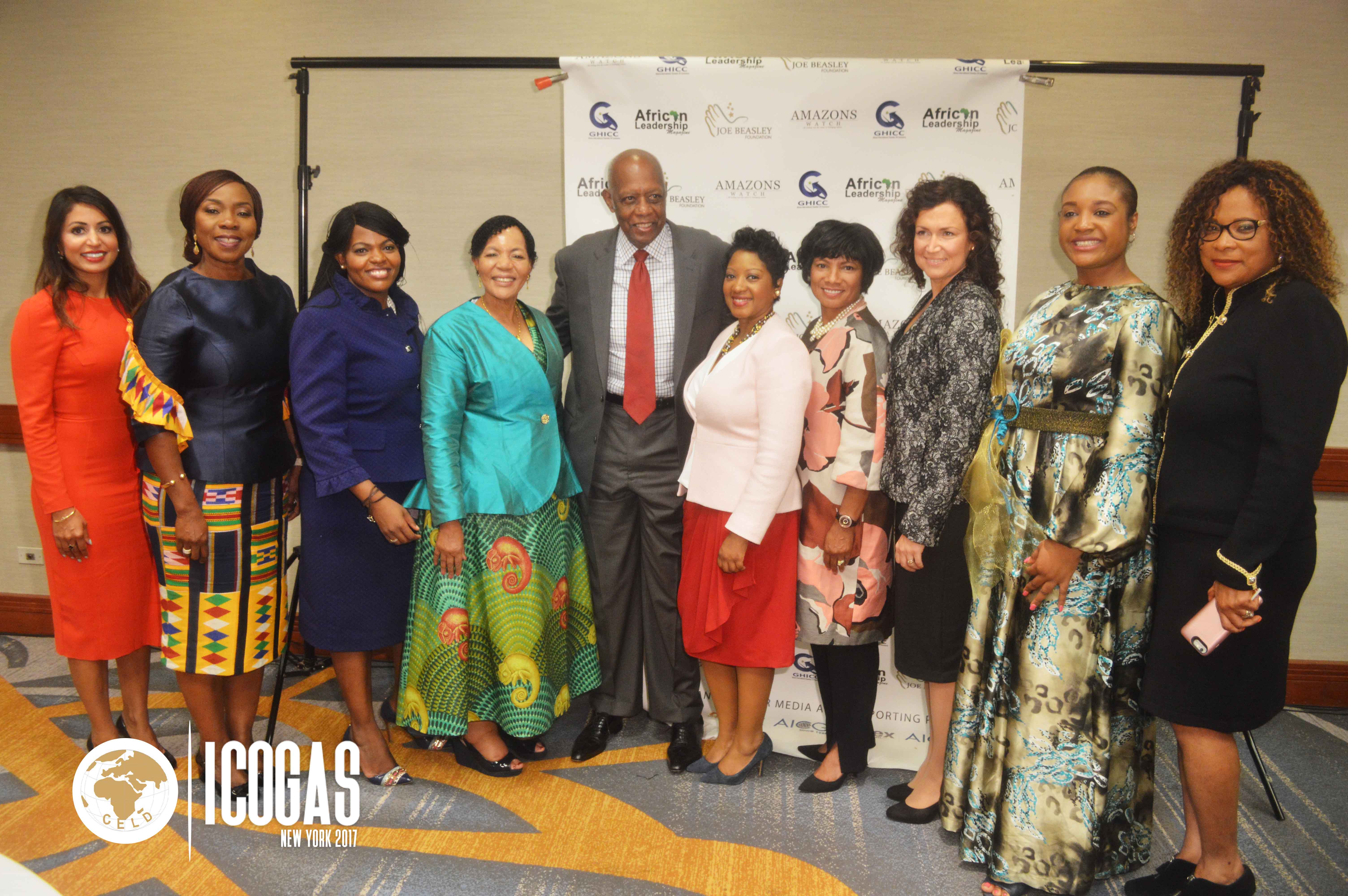 Amb. Joe Beasley and Awadees at ICOGAS 2017