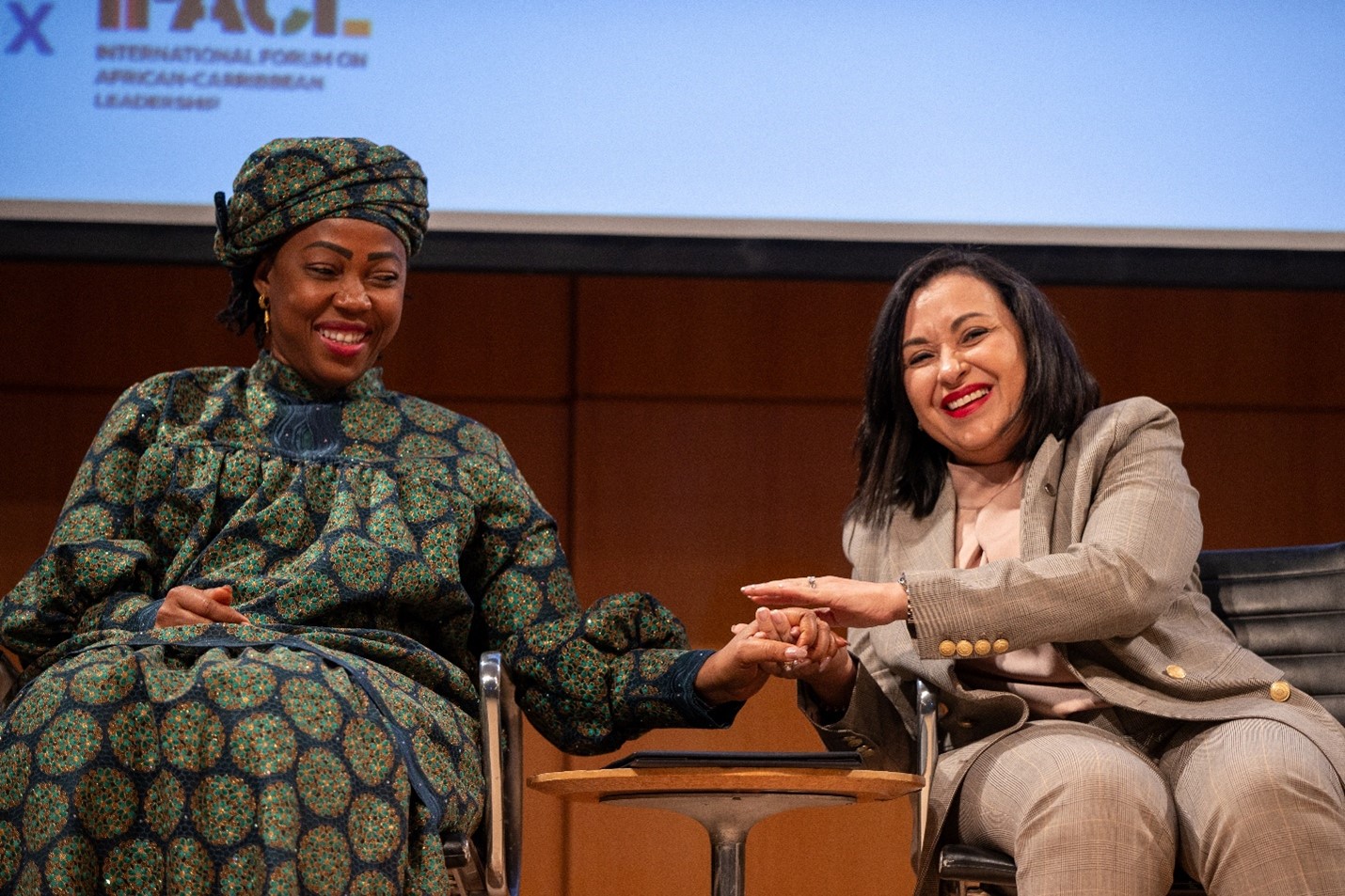 HE Dr. Fatima Maada Bio & HE Rossana Briceño