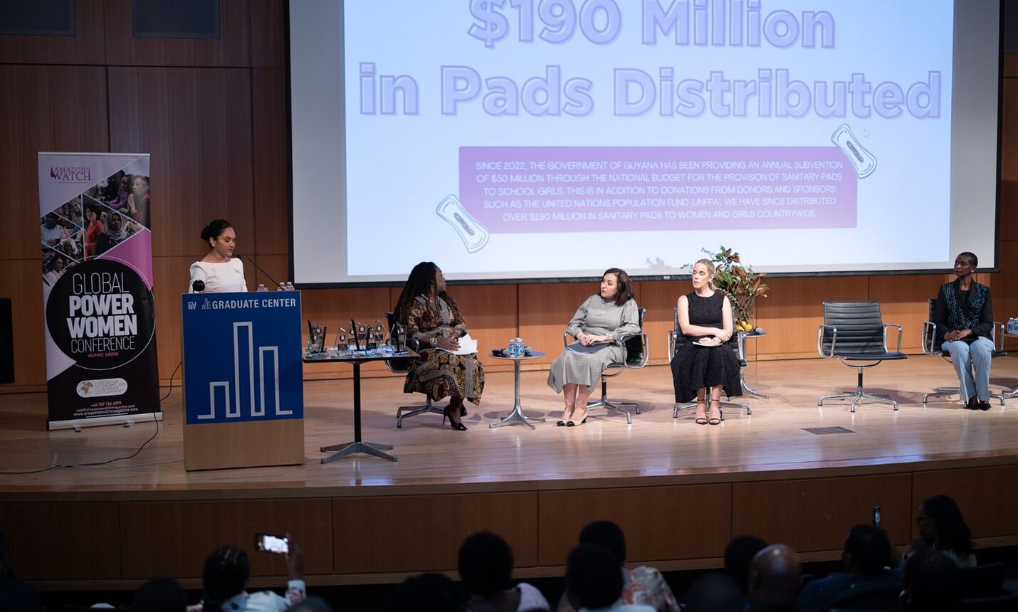 A Cross-section of First Ladies during the ‘First Ladies Who Leads’  Panel Session in the GPWF New York  Event